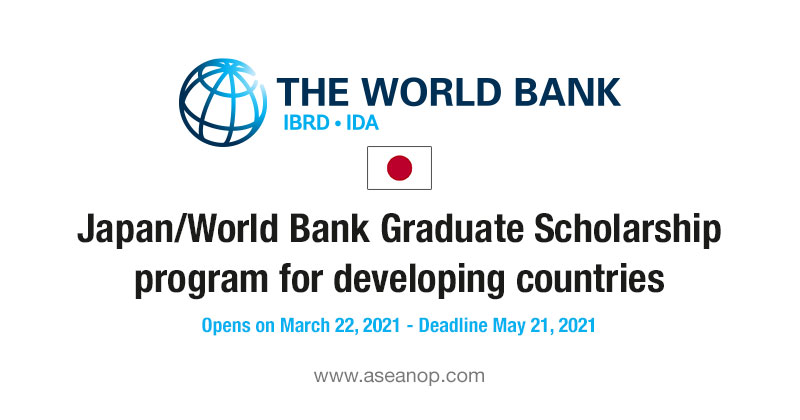 2021-2022 Japan-World Bank Graduate Scholarship Program
